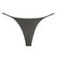 Women Milk Silk Low Waist Bikini Thong Grey Size: S; Recommended weight (kg): 40 - 47; Waist (cm): 58 - 64; Hip (cm): 82 - 86; Suitable fit: slim build