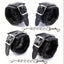 Padded Faux Leather Sex Cuffs, BDSM Bondage Restraints Toys Bondage Handcuffs and Ankle Cuffs for Sex(Handcuffs and Ankle Cuffs Set, Black)