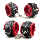 YLT Padded Bondage Cuffs Set Black YLT