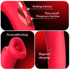 Elosung Loli Tongue Licking Suction Vibrator For Women Elosung