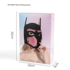 Elosung Soft Neoprene Puppy Hood Mask Full Head Cosplay Black Elosung