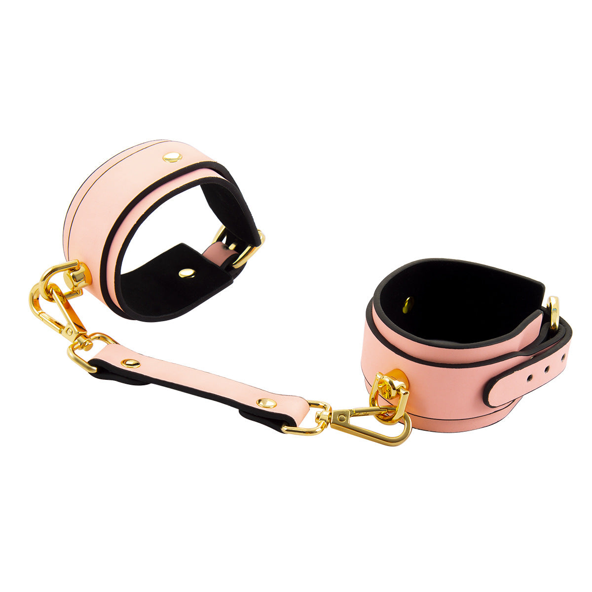 Adjustable PU Leather Bondage Cuff - Wrist/Ankle Restraint, Sold Individually(Luminous pink-anklet) Main image