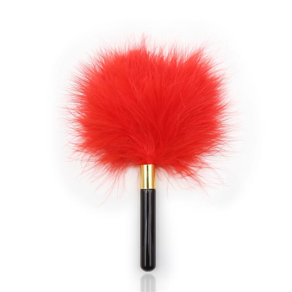 Elosung Lace & Feather Lingerie Accessory Set Black Elosung