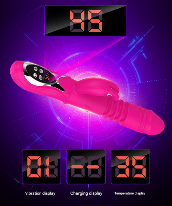 Elosung Ultimate GSpot & Clitoral Rabbit Vibrator Purple Secondary image