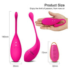 Elosung Silky Silicone Remote Control Vibrating Egg Pink Elosung