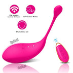 Elosung Silky Silicone Remote Control Vibrating Egg Pink Elosung