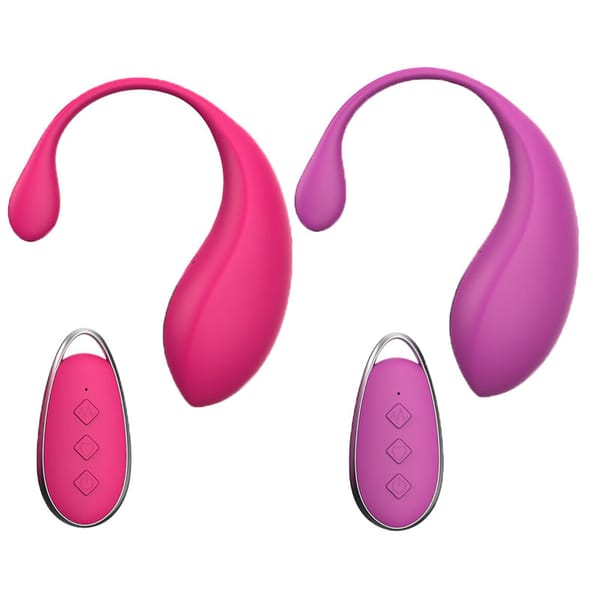 Elosung Silky Silicone Remote Control Vibrating Egg Purple Secondary image