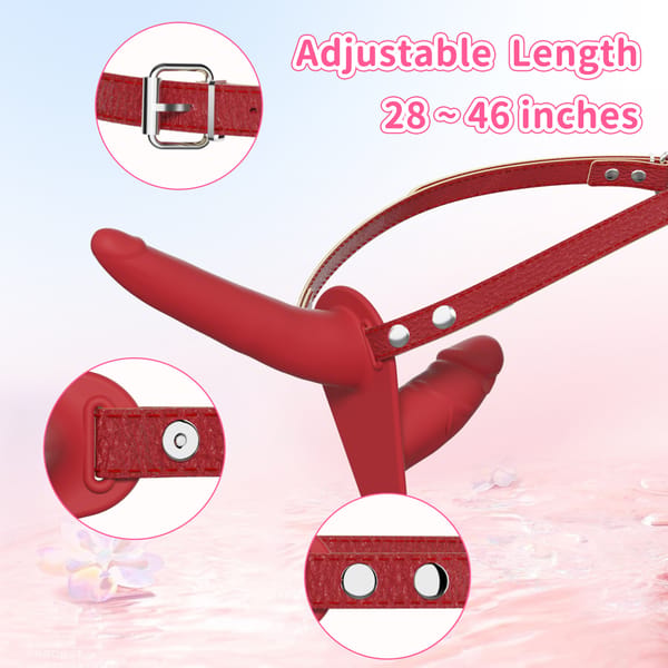 Elosung Versatile Silicone Strap On Dildo Black Secondary image