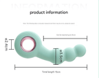 Elosung Handheld Vibrating G Spot & Prostate Massager With Beads Black Elosung