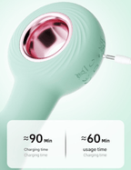 Elosung Handheld Vibrating G Spot & Prostate Massager With Beads Black Elosung