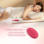 Elosung ThrustWave Remote Control Vibrating & Telescopic Pleasure Egg Red Elosung