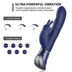 Elosung Dual Action Rabbit Vibrator USB Rechargeable Black Elosung