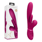 Shots Toys VIVE Ena USB Rechargeable Thrusting Vibrator With Air Wave Stimulator Shots Toys