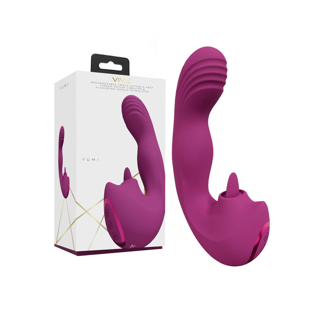 Shots Toys VIVE Yumi USB Rechargeable Triple Motor Vibrator Shots Toys Main image