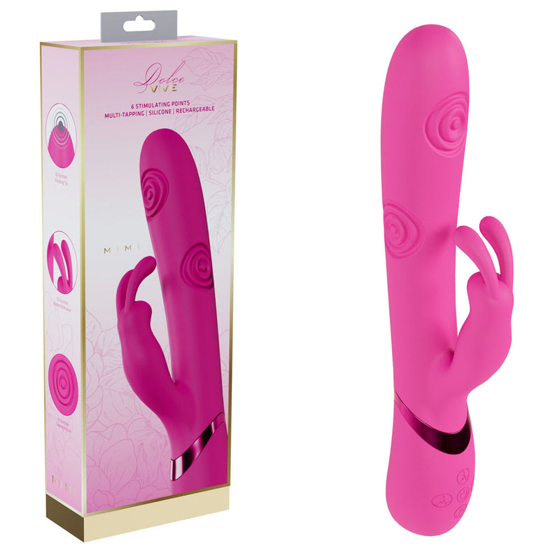 Shots Toys VIVE Mimi USB Rechargeable Vibrating & Tapping Rabbit Vibrator