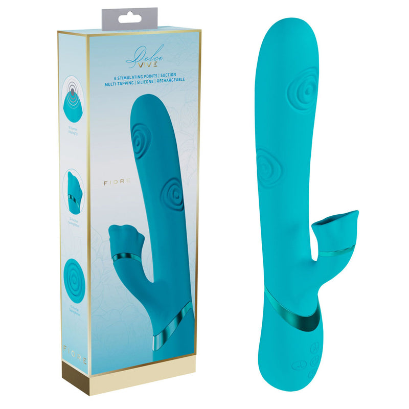 Shots Toys VIVE Fiore USB Rechargeable Tapping Rabbit Vibrator