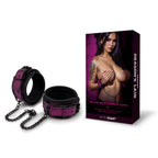 WhipSmart Dragons Lair Deluxe Wrist & Ankle Cuffs Restraints Purple / Black WhipSmart