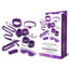 WhipSmart Fuzzy Everything You Need Bondage Kit Purple 12 Piece Set WhipSmart