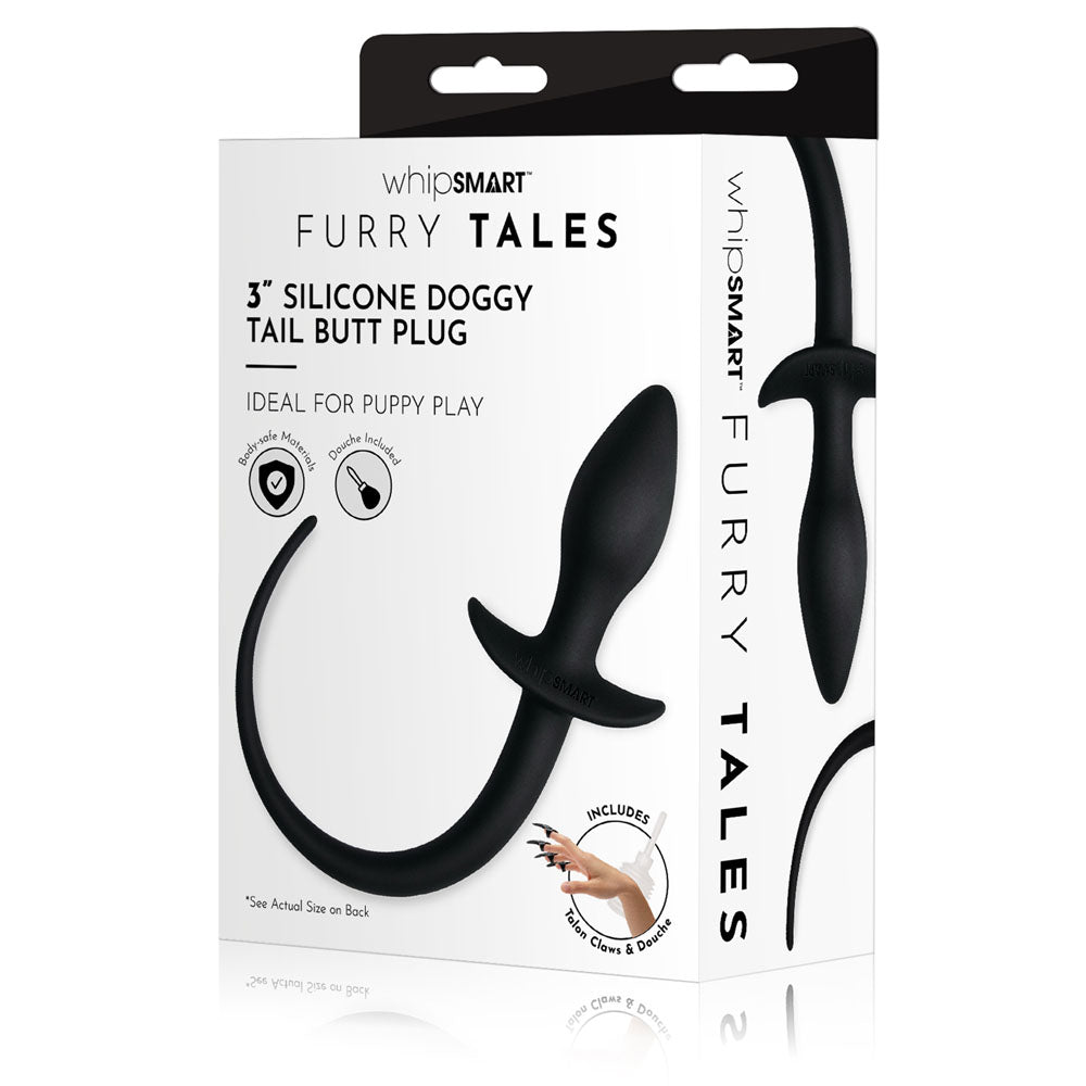 WhipSmart Furry Tales Silicone Butt Plug With Doggy Tail WhipSmart