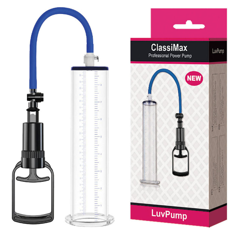 LuvPump ClassiMax Professional Extra Large Penis Pump XL Clear