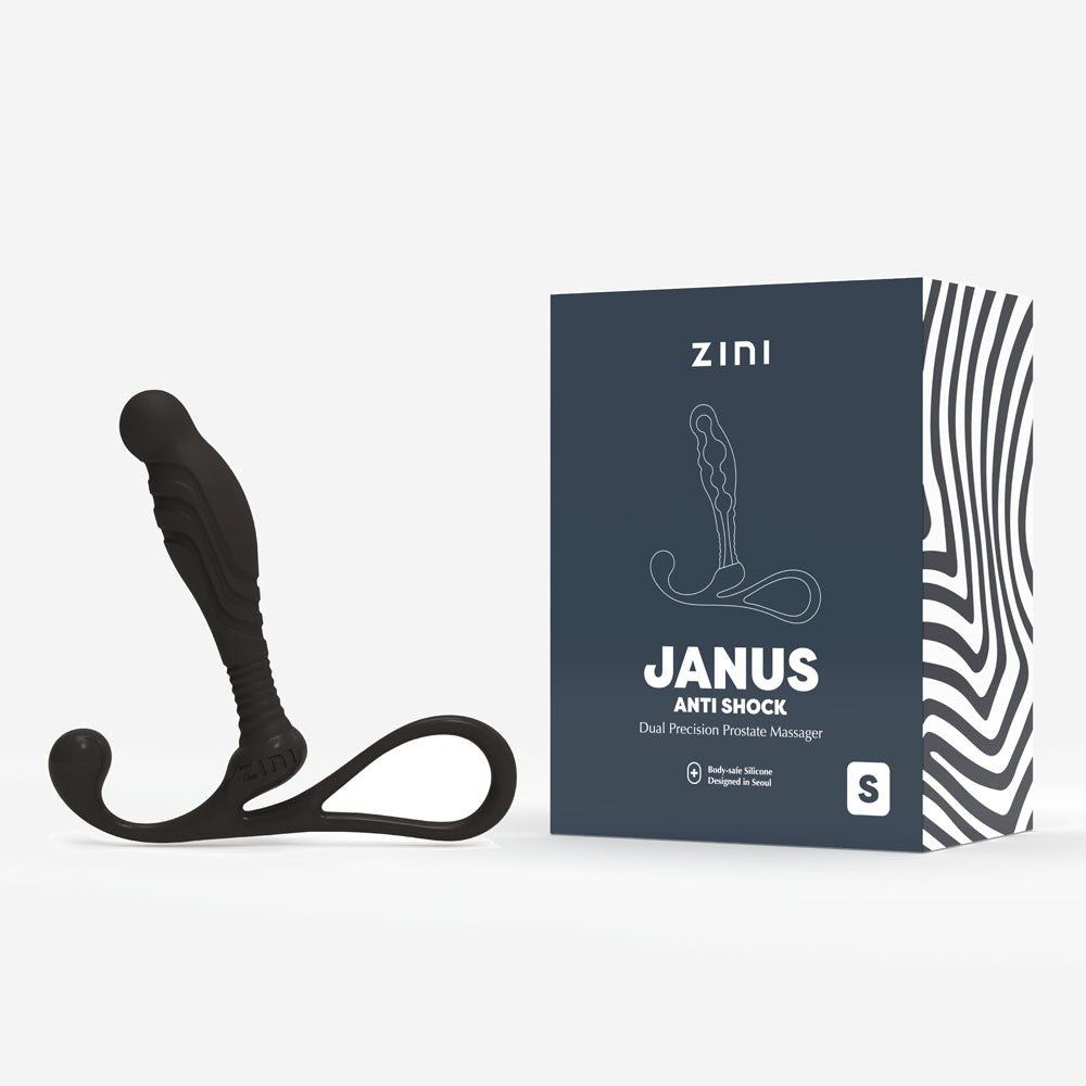 Zini Janus Anti Shock Prostate Massager Black Zini