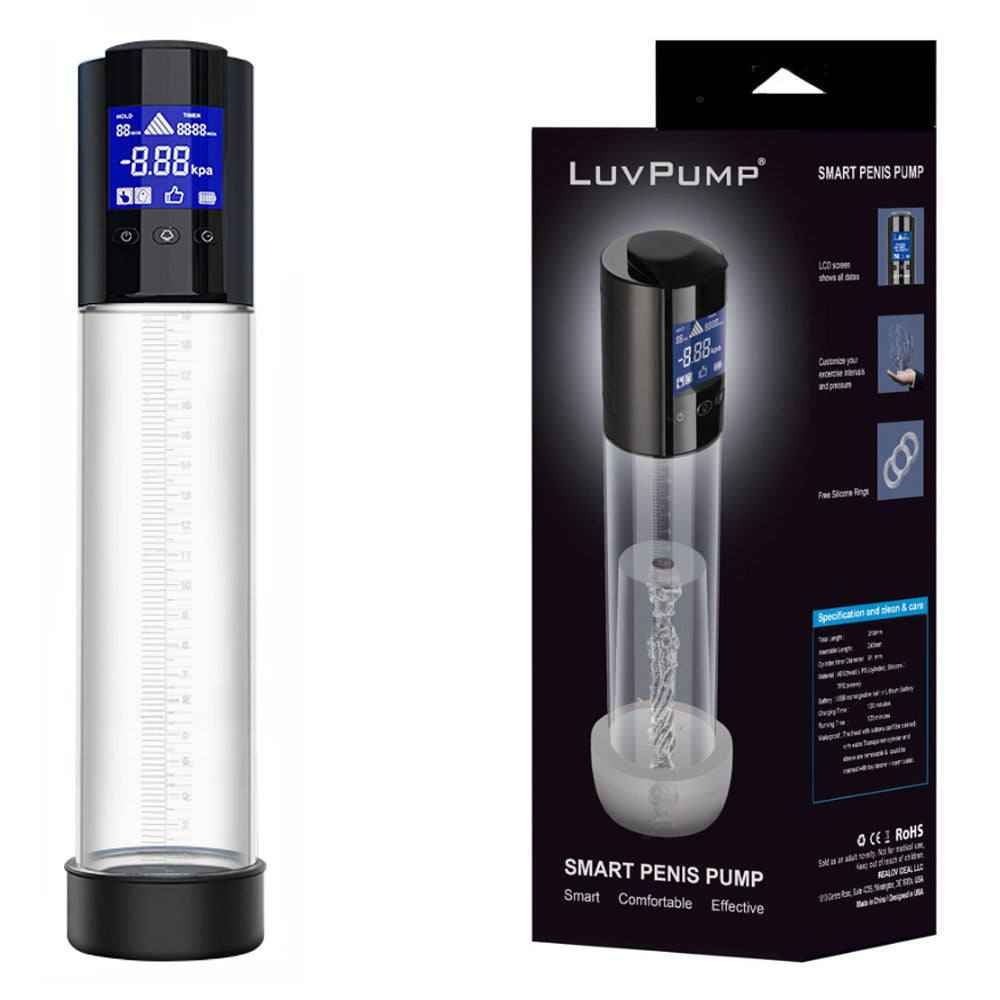 LuvPump Smart Automatic Penis Pump Clear LuvPump Main image