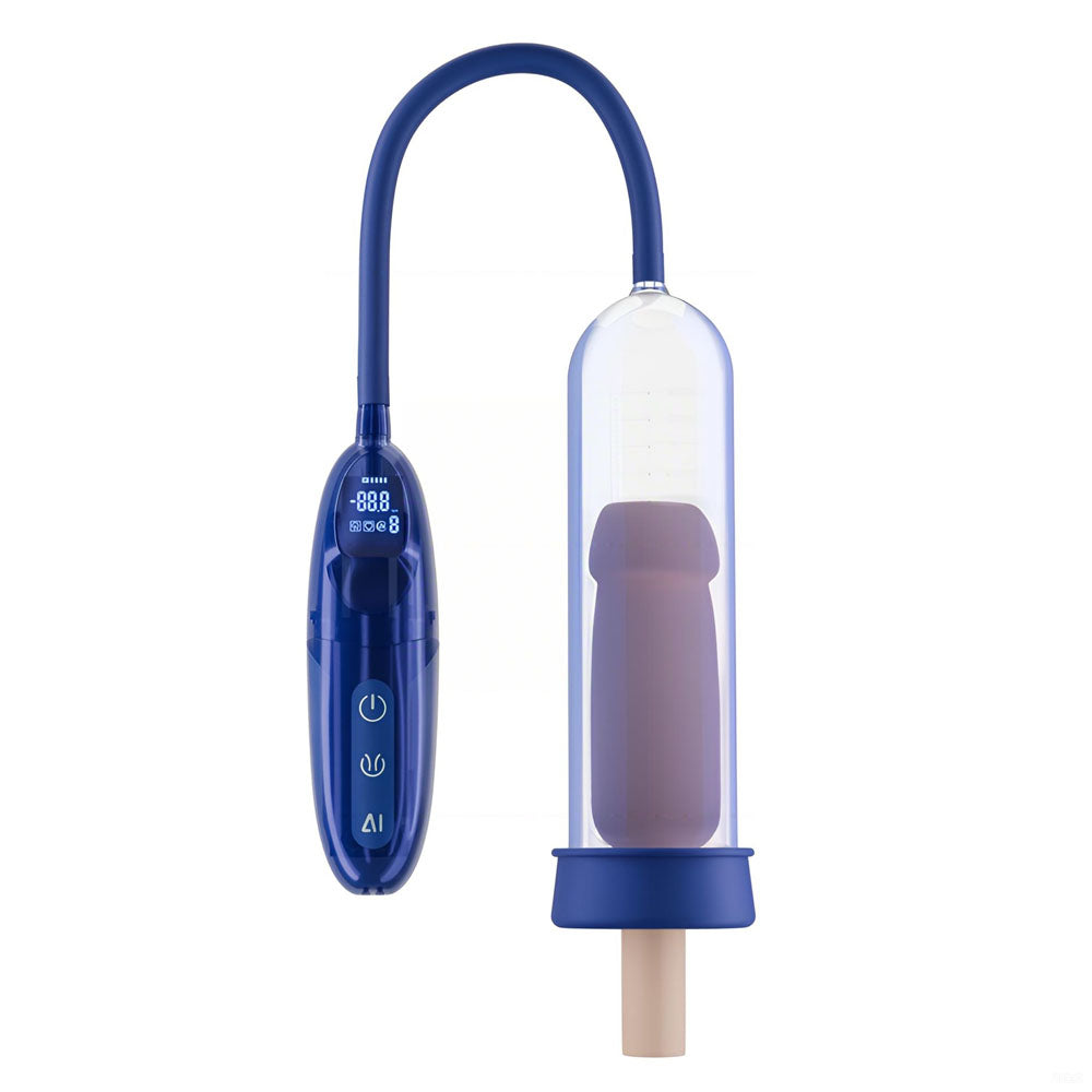 LuvPump BathFun Pro Smart Aqua USB Rechargeable Waterproof Automatic Penis Pump Blue LuvPump Main image
