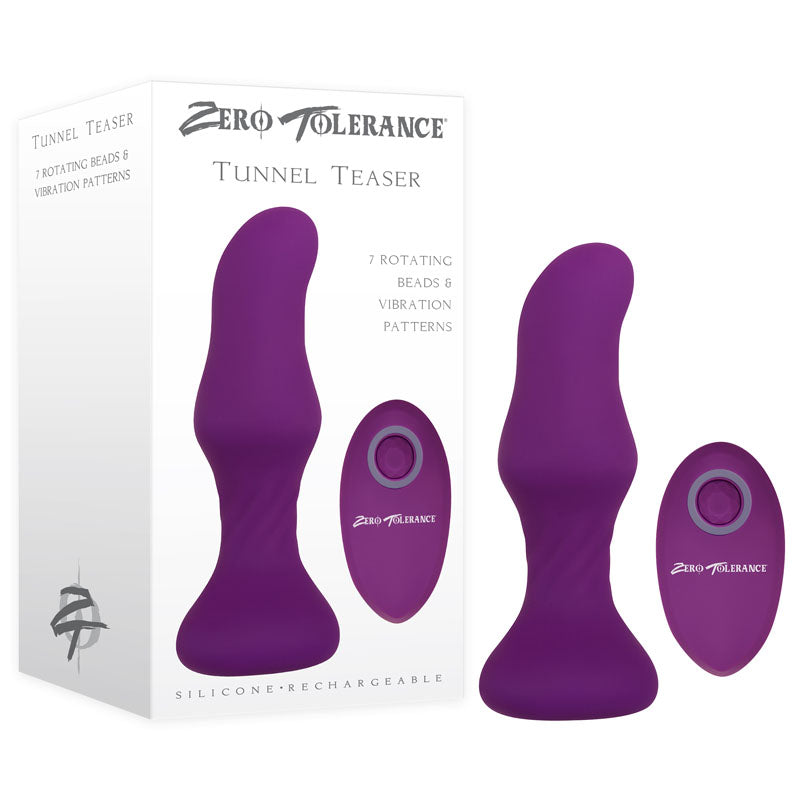 Zero Tolerance Tunnel Teaser USB Rechargeable Butt Plug With Wireless Remote Zero Tolerance Main image