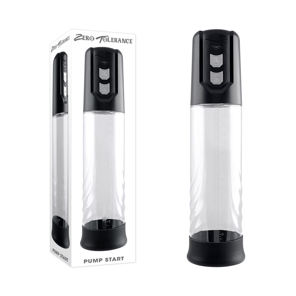 Zero Tolerance PUMP START Automatic Penis Pump Clear Zero Tolerance Main image