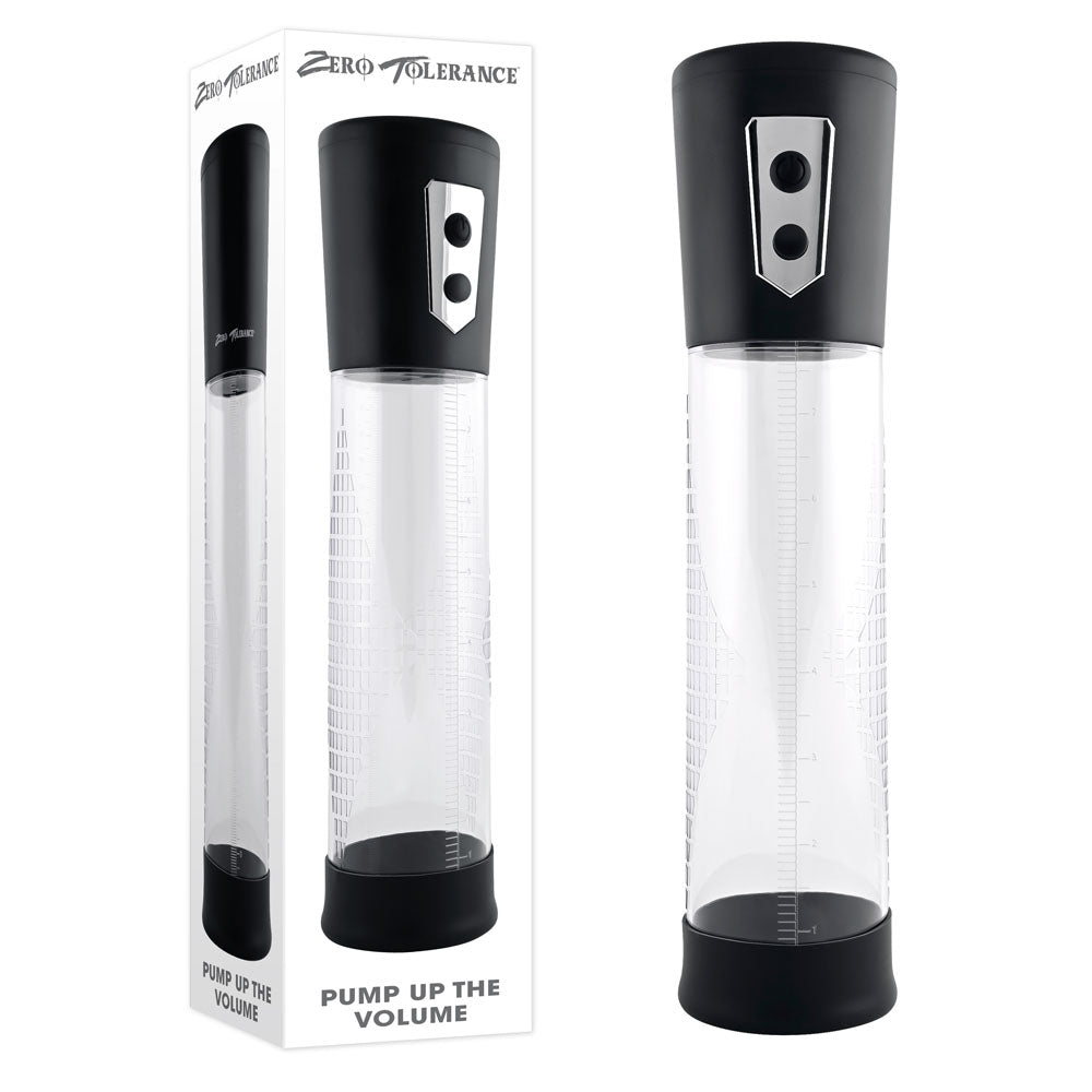 Zero Tolerance PUMP UP THE VOLUME Automatic Penis Pump Clear Zero Tolerance Main image