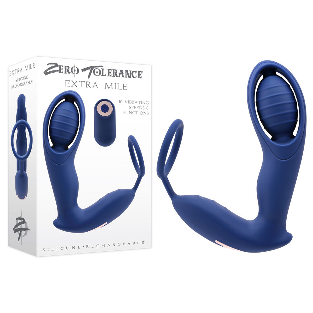 Zero Tolerance EXTRA MILE USB Rechargeable Vibrating Prostate Massager Zero Tolerance