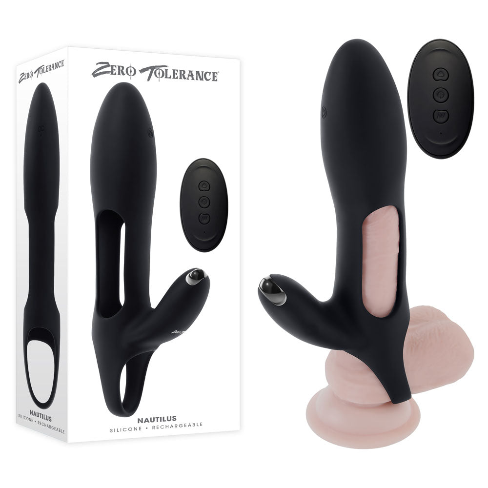 Zero Tolerance NAUTILUS USB Rechargeable Vibrating Penis Extender Sleeve Zero Tolerance