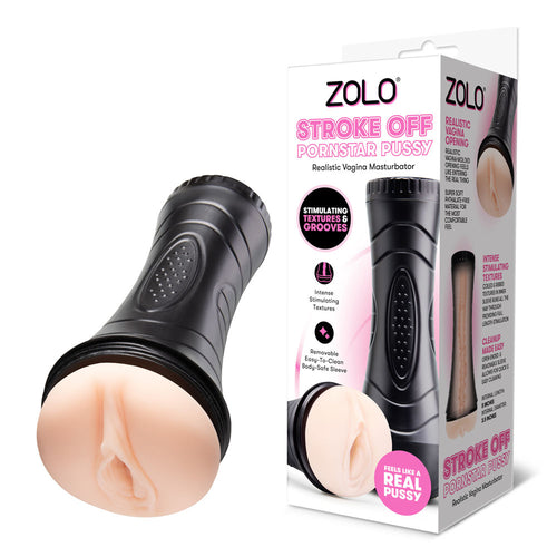 Zolo Stroke Off Pornstar Pussy Flesh Vagina Stroker Zolo