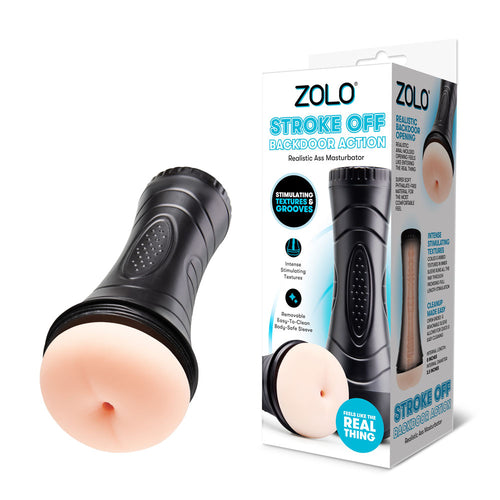 Zolo Stroke Off Backdoor Action Flesh Anal Stroker Zolo