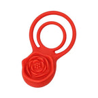 Adam & Eve VIBRATING ROSE DOUBLE ENHANCER USB Rechargeable Cock & Balls Ring With Remote - LOVVA