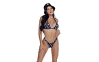 PlayBoy Aqua Bunny 2 Piece Sexy Bikini Set