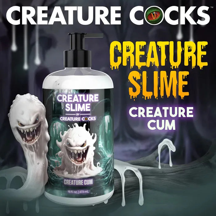 XR Brands Creature Slime By Creature Cocks Cum Lubricant 473ml Pump Bottle Secondary image