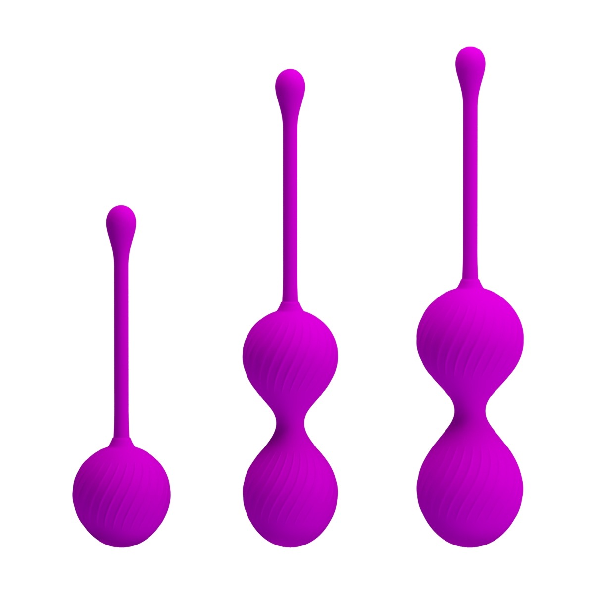 Pretty Love Kegel Ball 3 Piece Training Set Purple Main image