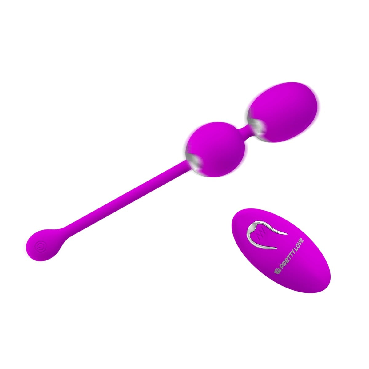 Pretty Love Willie Remote Control Vibrating Kegel Balls Purple Main image