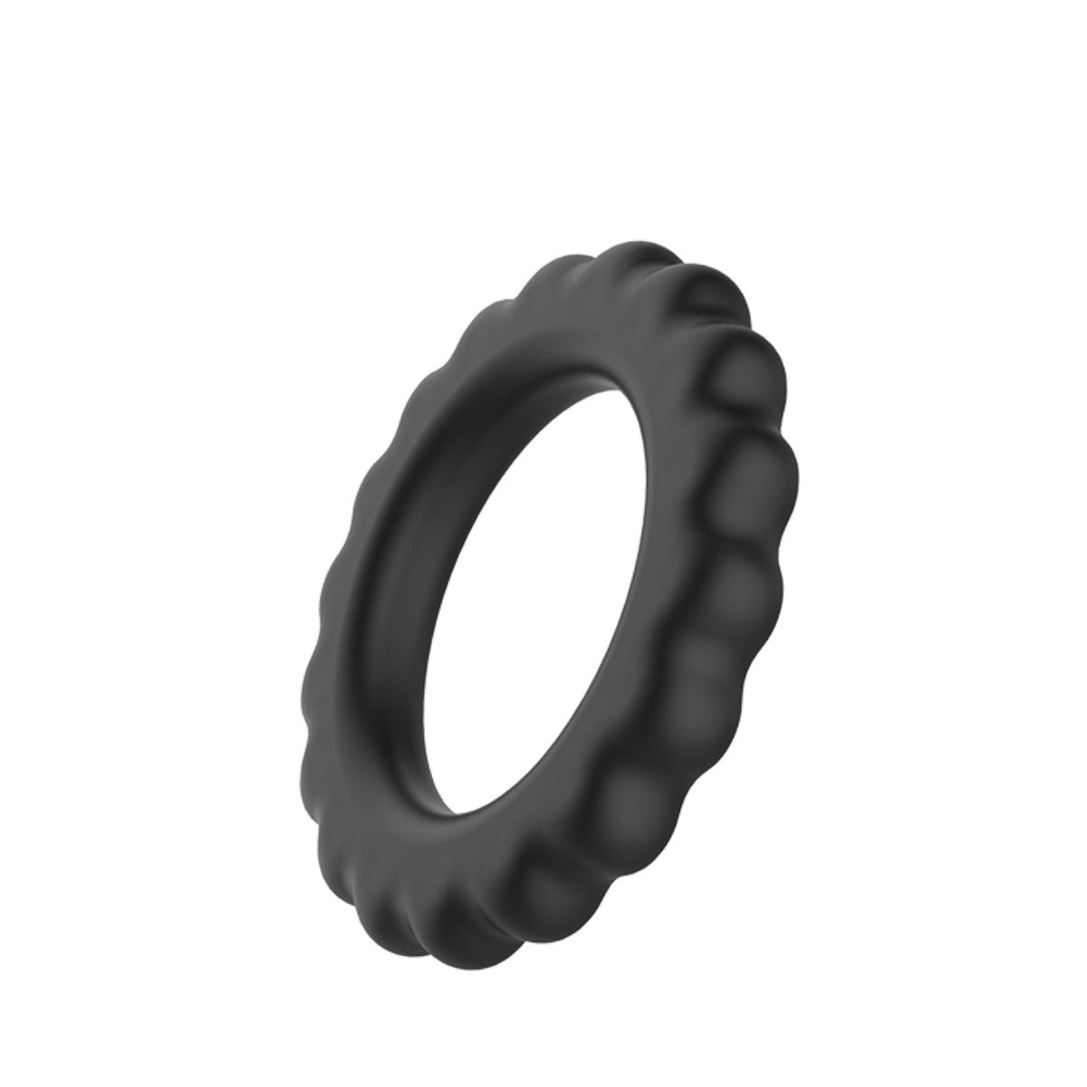 Pretty Love Titan Silicone Cock Ring 2 Black Main image