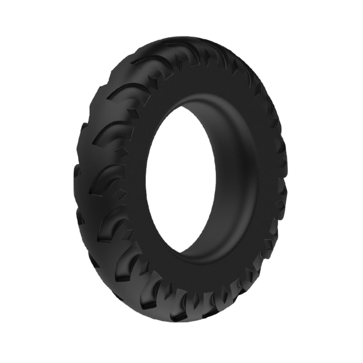 Pretty Love Titan Silicone Cock Ring 3 Black Main image