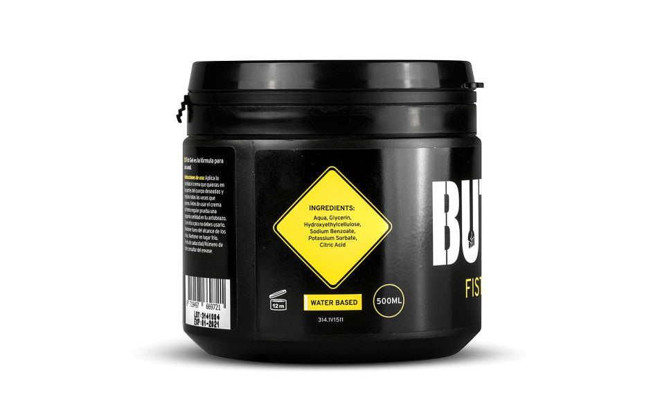 BUTTR Fisting Gel Water Based 500ml BUTTR