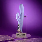 Selopa Evolved LAVENDER LOVE USB Rechargeable Rabbit Vibrator 23.3cm Purple Selopa