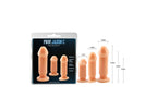 GK Power Cock Plug Anal Training Kit 3 Piece Flesh GK Power