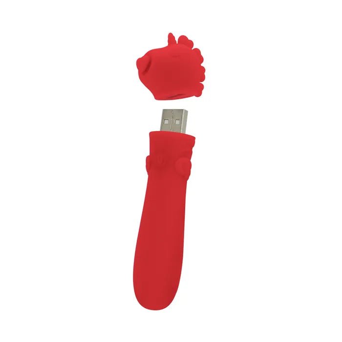 Creative Conceptions Unihorn Cupids Beau USB Rechargeable Vibrating Bullet Vibrator - LOVVA