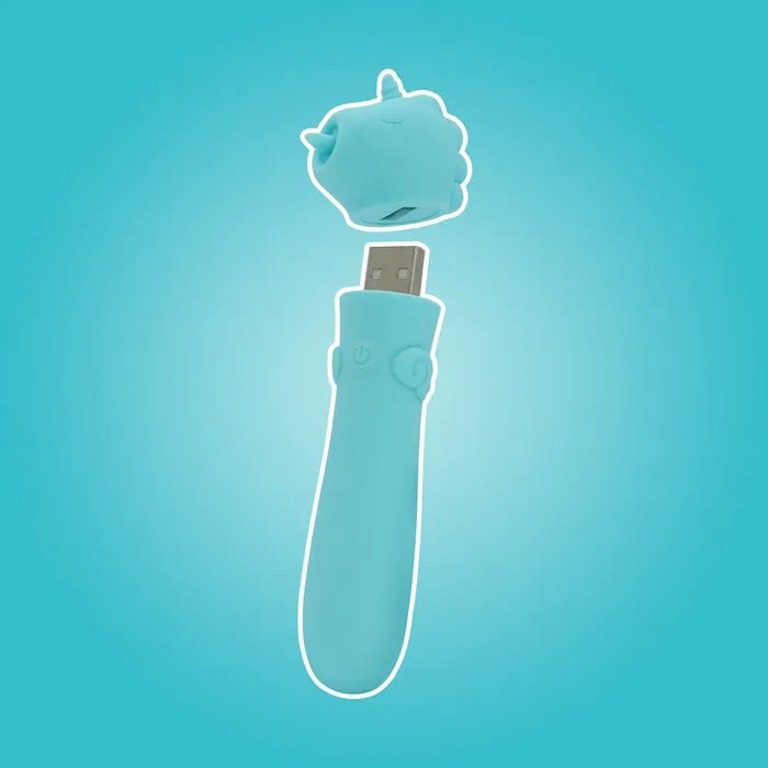 Creative Conceptions Unihorn Mountn Peak USB Rechargeable Vibrating Bullet Vibrator - LOVVA