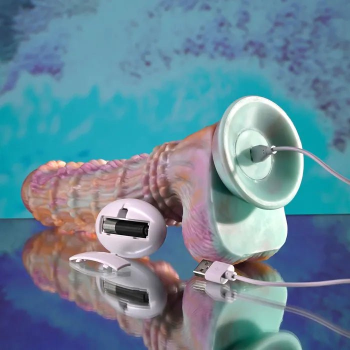 Evolved FANTASY USB Rechargeable Vibrating Fantasy Dildo With Remote 27.6cm - LOVVA