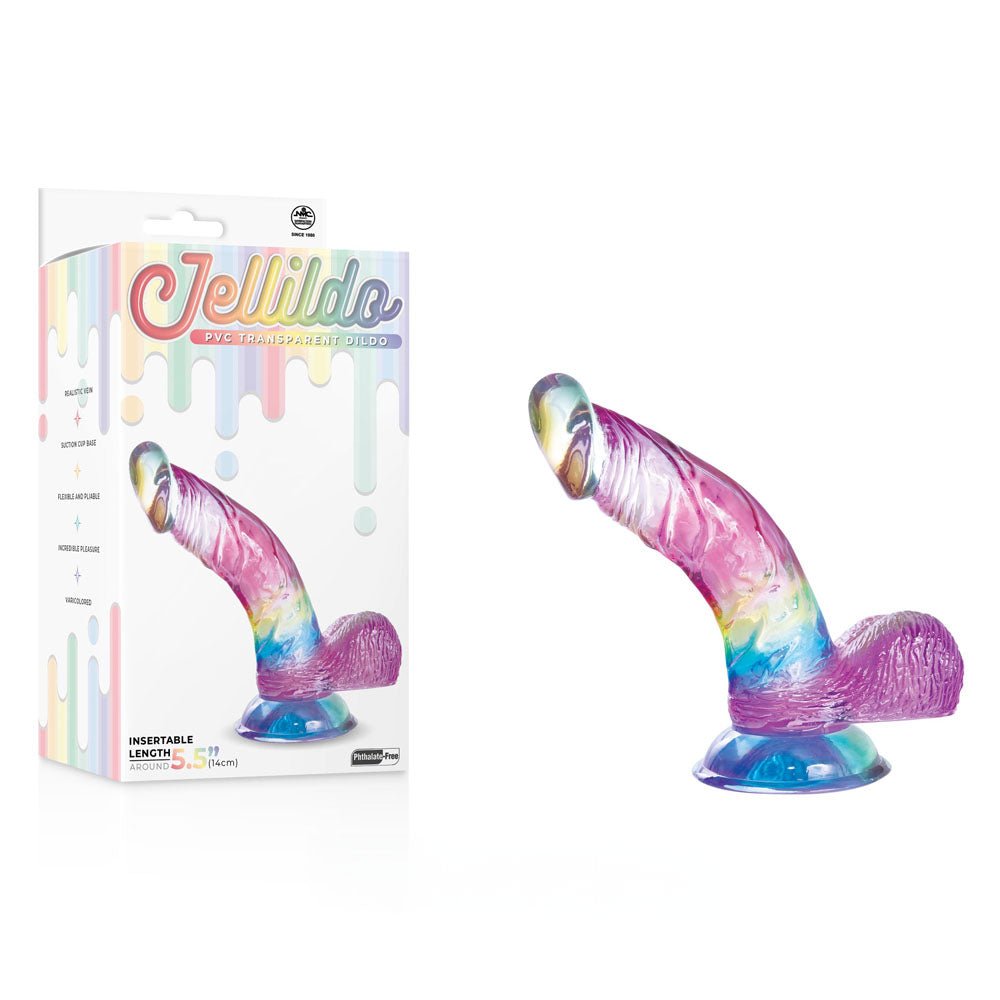 Excellent Power Jellido Curved Dildo 14cm - LOVVA