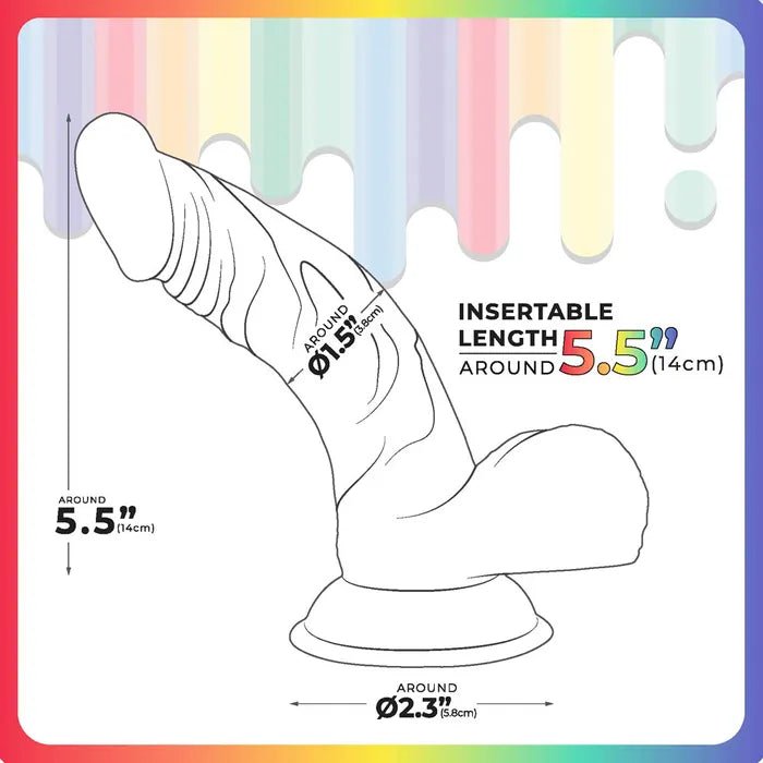 Excellent Power Jellido Curved Dildo 14cm - LOVVA