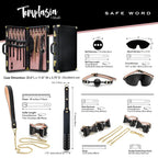 Temptasia Safe Word Bondage Kit With Suitcase 9 Piece Bondage Set Blush Novelties